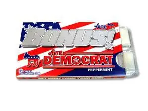 Bonus Gum Vote Democrat 1