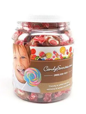 Caramel Creams Candy Jar 1