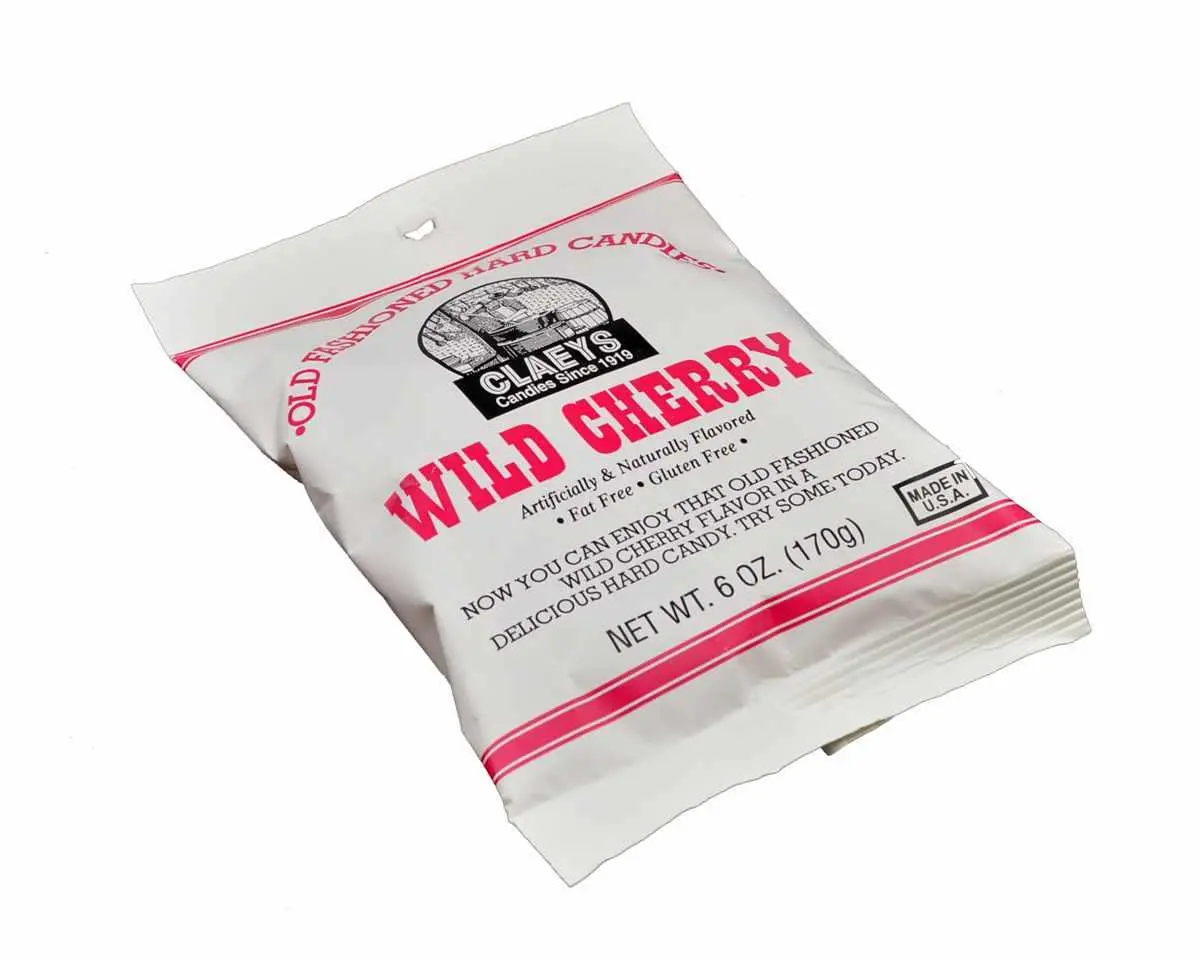 Claeys Wild Cherry Old Fashioned Hard Candy 2