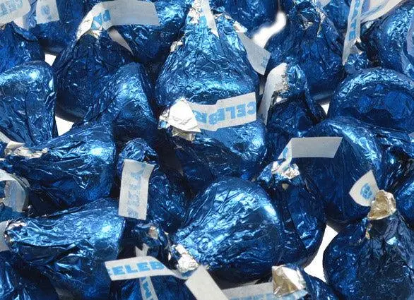 Dark Blue Hershey's Kisses Bulk 1