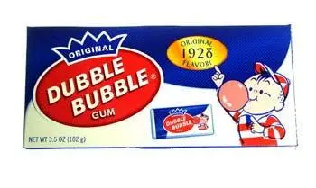 Dubble Bubble Bubble Gum Retro Theater Size Box 1