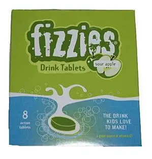 Fizzies Sour Apple Drink Tablets 1