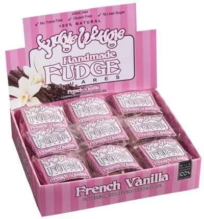 Fudgie Wudgie Fudge Squares - French Vanilla 1