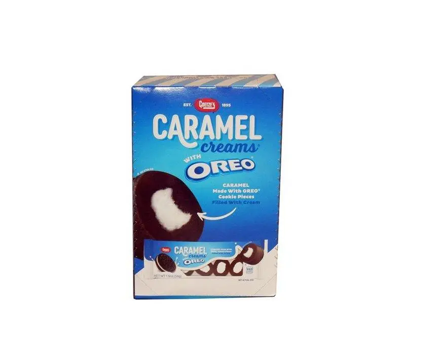 Goetze’S Caramel Creams With Oreo 1.9 Oz. Tray Packs 1