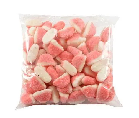 Hand Packed Gummi Strawberries Bags 1