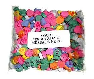 Hand Packed Small Conversation Hearts Bags 1