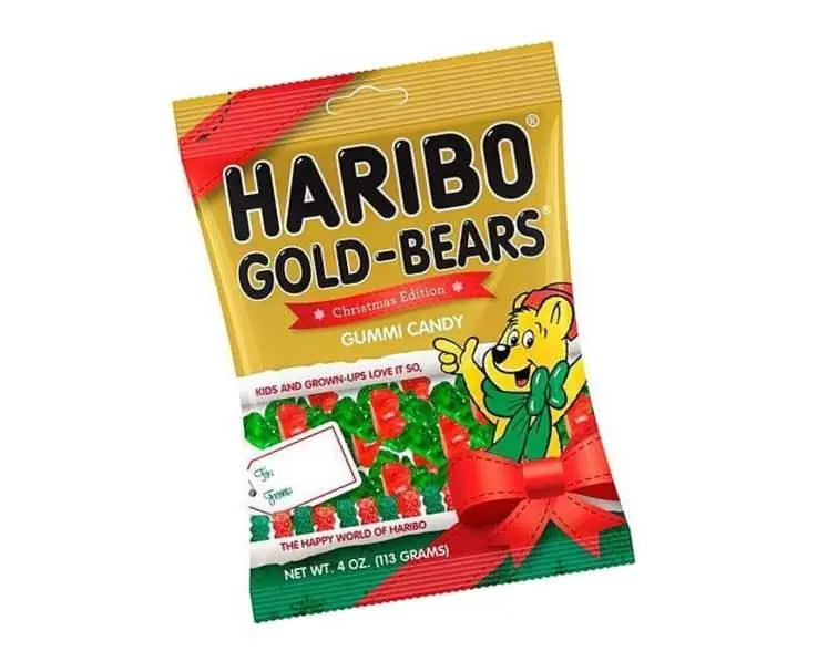 Haribo Christmas Edition Gold Gummi Bears 1
