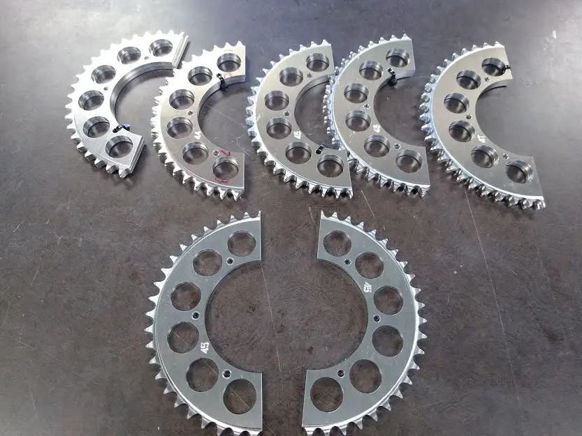 Sinister Rear Sprocket For Mlm 520 Chain - Gear - 39T-50T (Split Gear) 1