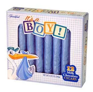 It's A Boy Chocolate Cigars 1