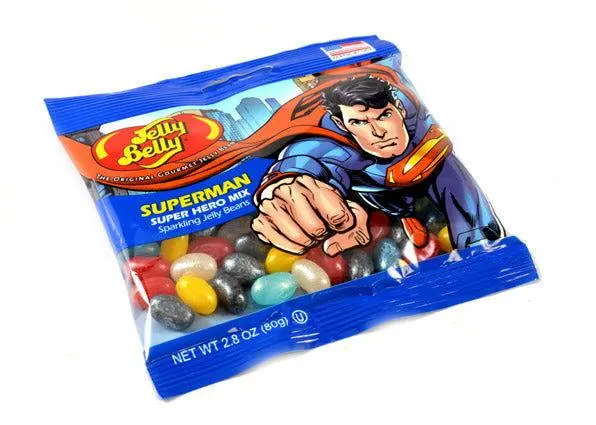 Jelly Belly Superman Super Hero Sparkling Jelly Beans Bags 1