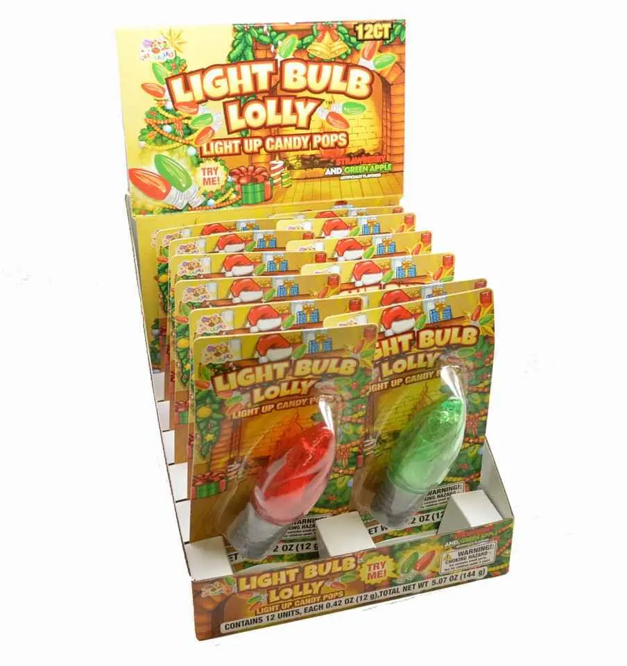 Light Bulb Lolly Light Up Lollipops 1