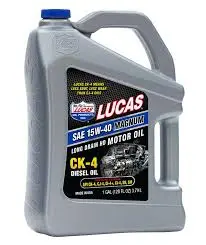 (Lucas) 10287 Sae 15W-40 Ck-4 Truck Oil  Case  4X 1Gallon 1