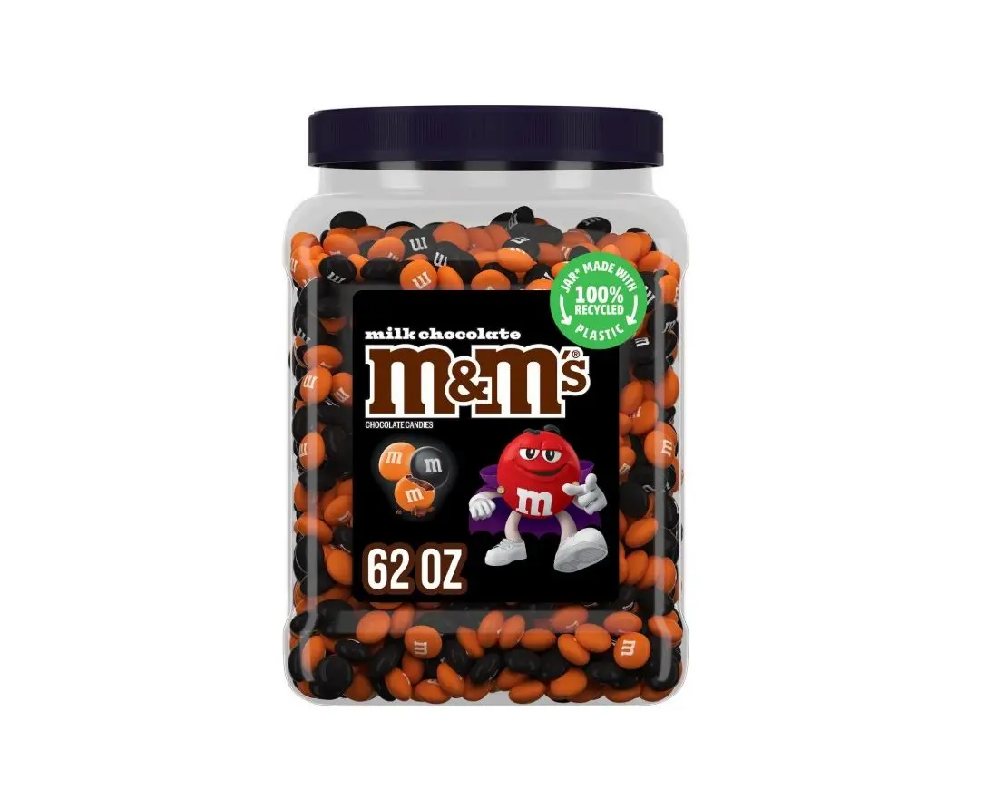 M&M's ® Plain Halloween Blend Mix Jar 1