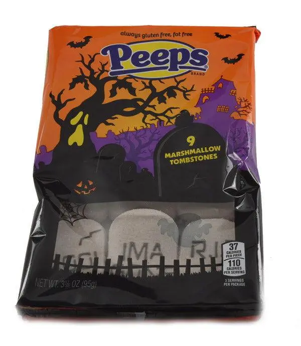 Marshmallow Peeps Tombstone 9 Count Tray 1