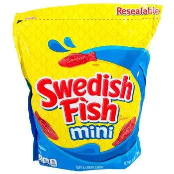 Red Mini Swedish Fish 3.5 Lb. Bag 1