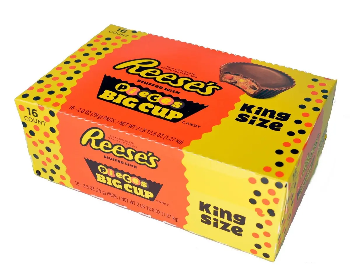 Reese's Peanut Butter Cups Filled With Reese's Pieces King Size 1