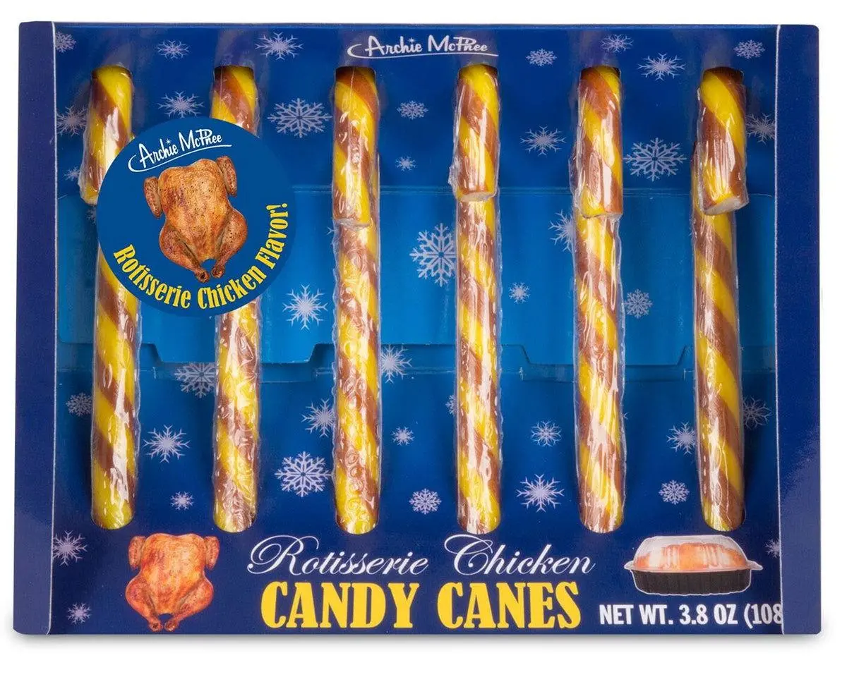 Rotisserie Chicken Candy Canes 1