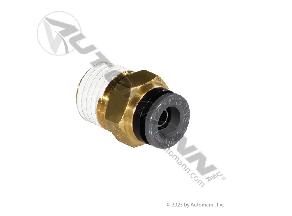 Phi12-93044 Male Connector Plc Qwik-Fit 1/4 X 1/4Npt 1