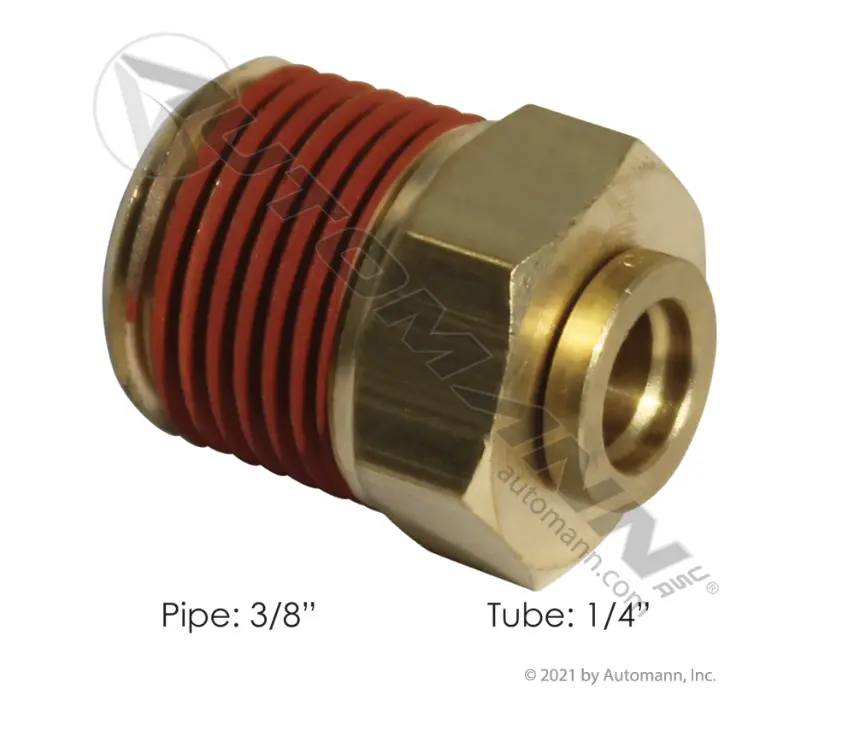 177.13B684c - Brass Plc Male Connector 1/4 X 3/8In 1