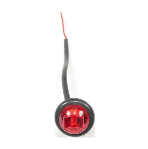 3/4" Red Round Clearance/Marker Led Light With 1 Led And Red Lens | F235206 1
