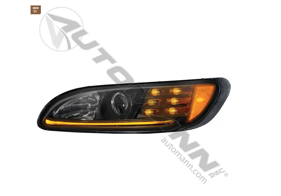 564.75098Db - Headlamp Led Lh Peterbilt 386/387 1