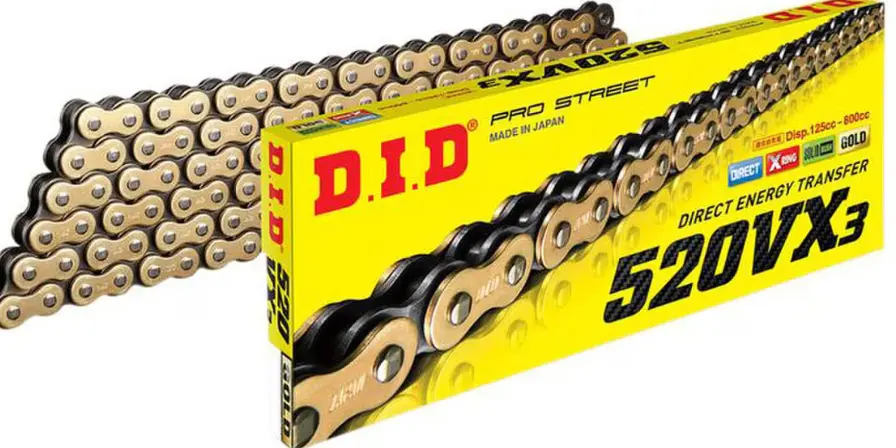 Mlm Chain, Did 520Vx3 X-Ring 130 Link, Gold 1