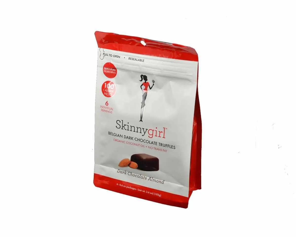 Skinnygirl Belgian Dark Chocolate With Almonds Truffles Bag 1