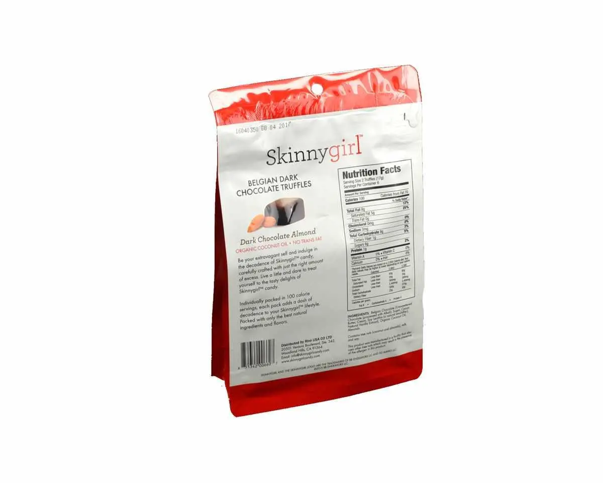 Skinnygirl Belgian Dark Chocolate With Almonds Truffles Bag 2