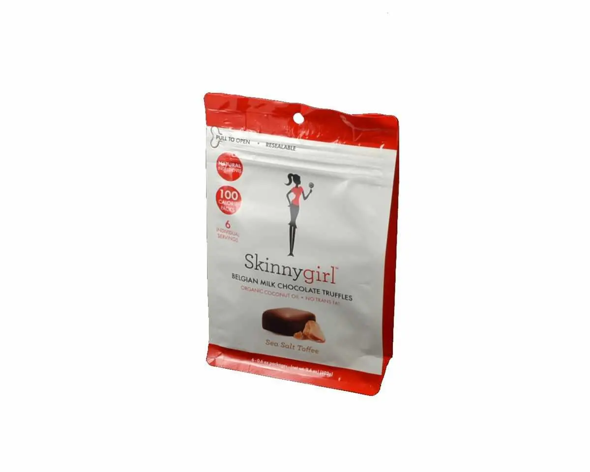 Skinnygirl Belgian Milk Chocolate Sea Salt Toffee Truffles Bag 1