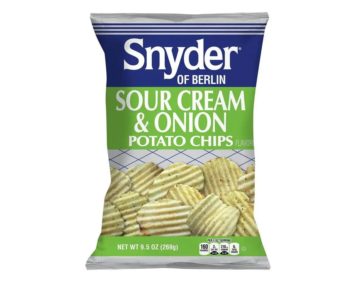 Snyders Sour Cream N Onion Chips 3- 7.75 Oz. Bags 1