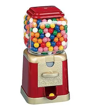 Square Top Gumball Dispenser 1