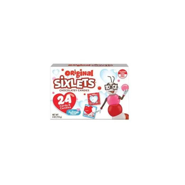 Sweetworks Sixlets Valentine Card And Candy 1