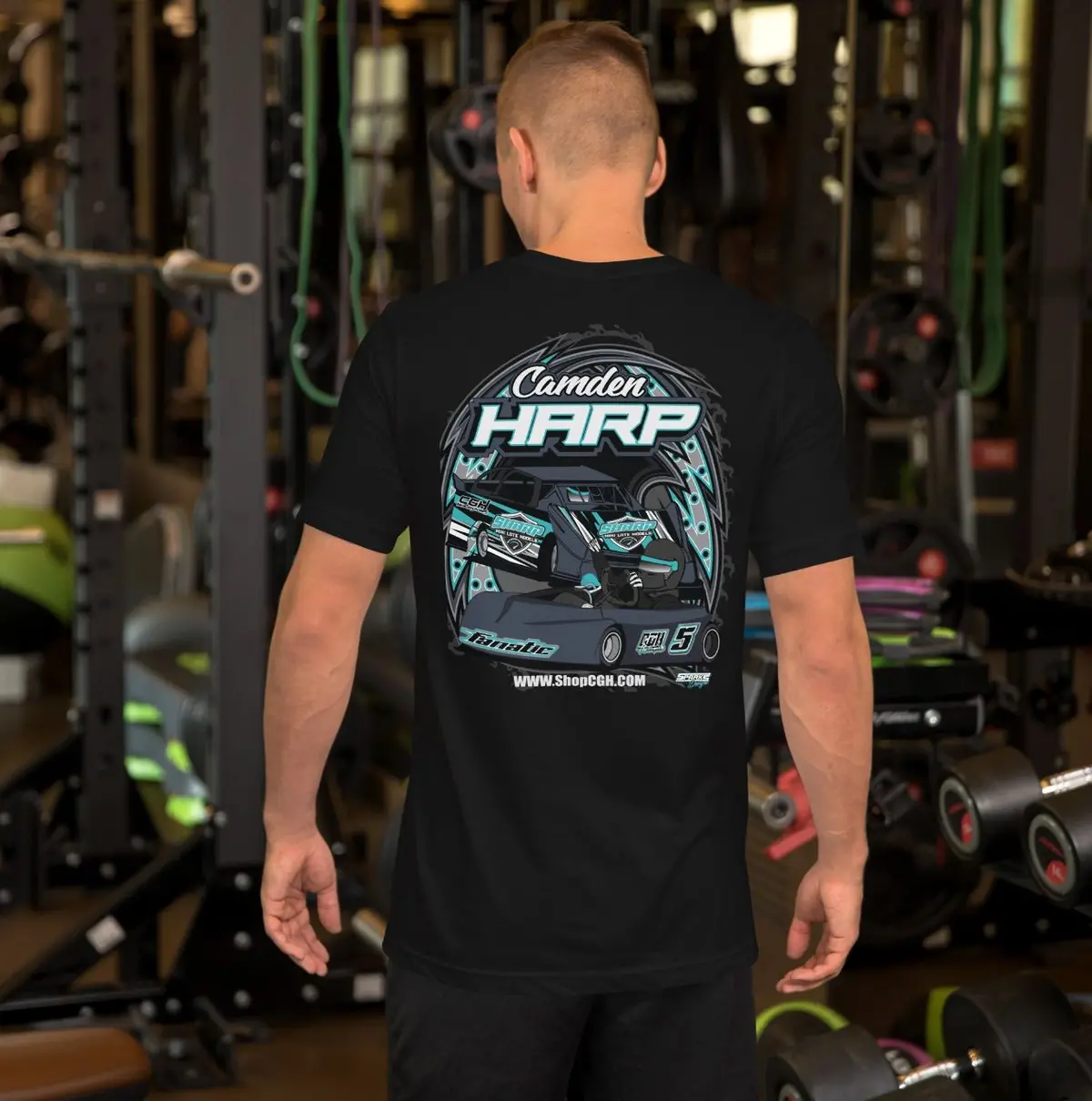 2024 Camden Harp Cgh Motorsports Black T Shirt 1