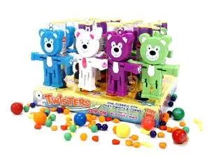 Twister Clip-On Bubble Gum And Toy Bears 1
