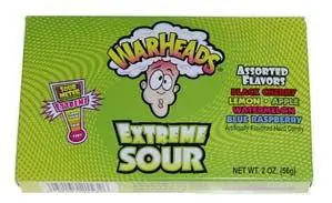Warheads - Extreme Sour Candy Concession Box 1