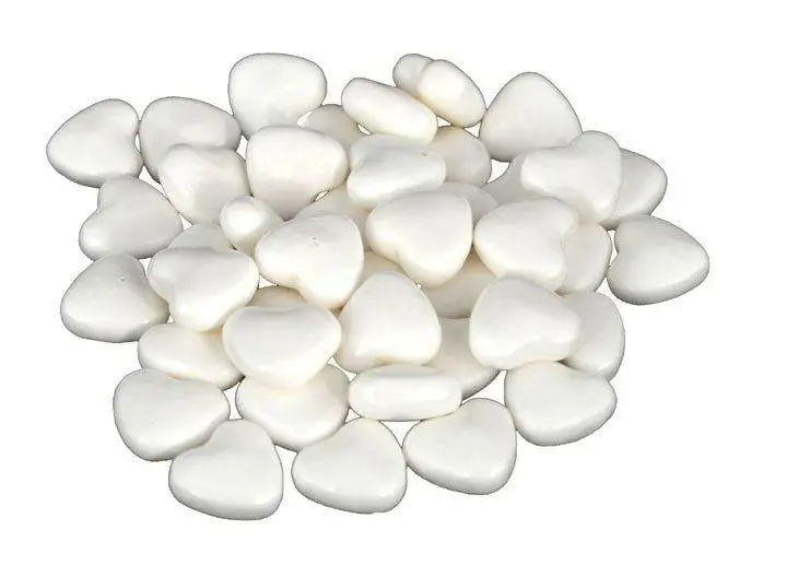 White Candy Hearts 1