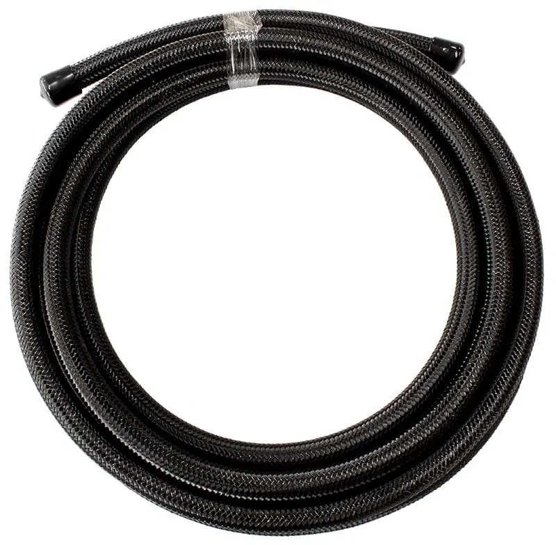 200 Series Ptfe Braided Hose – -16An, Black Ss Braid, 4.5M Length (Af200-16-4.5M) 1