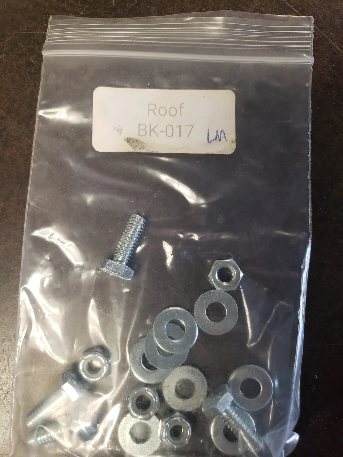 Mini Late Model Bolt Kit- Roof 1