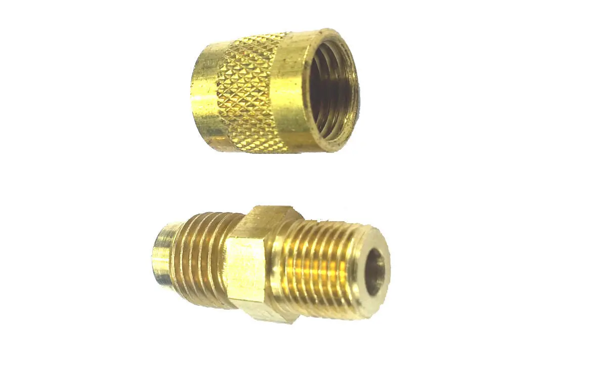 1/8" Npt Brass Valve Schrader (Fuel Test Port) 1