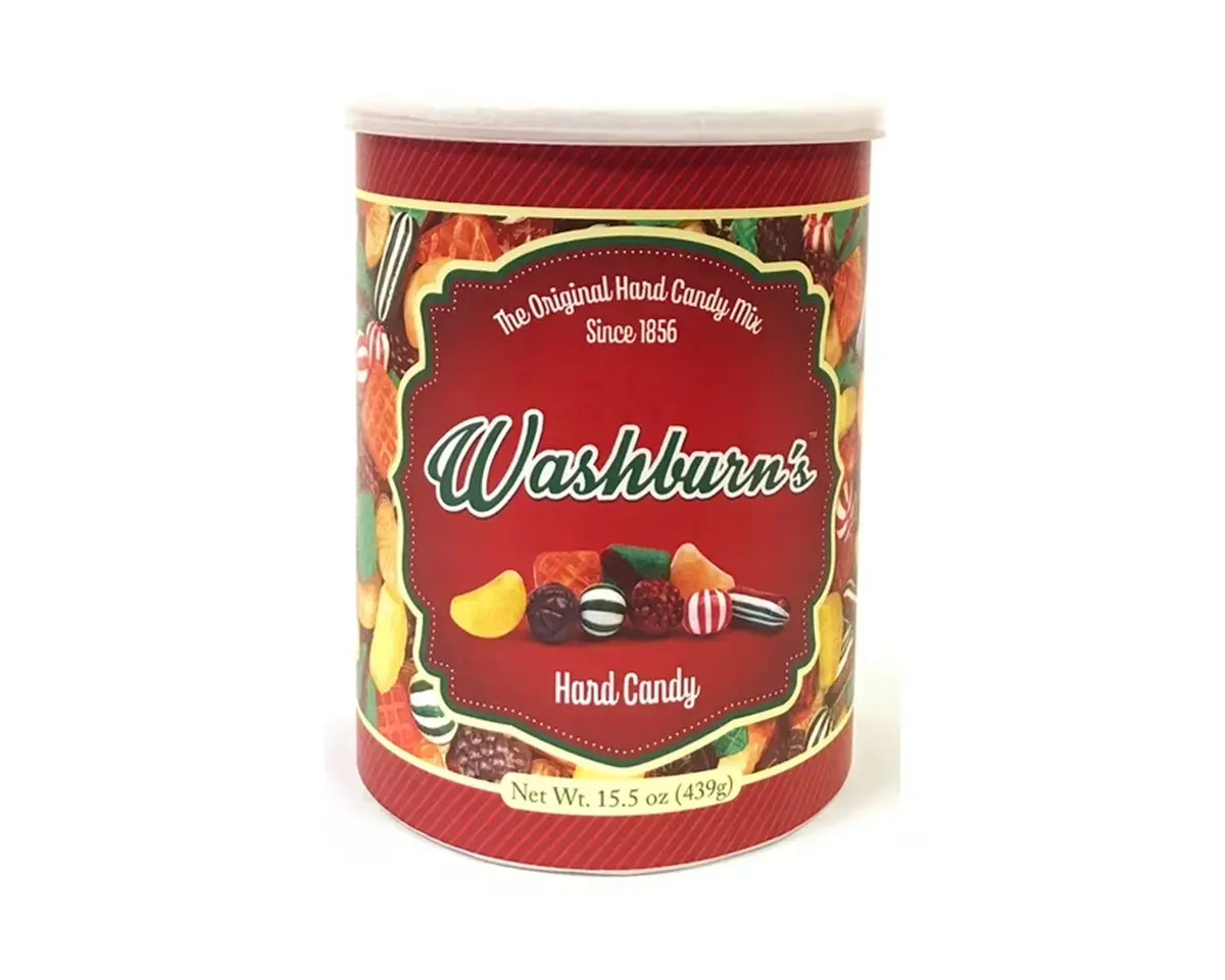 Washburn's Christmas Hard Candy Jar 1