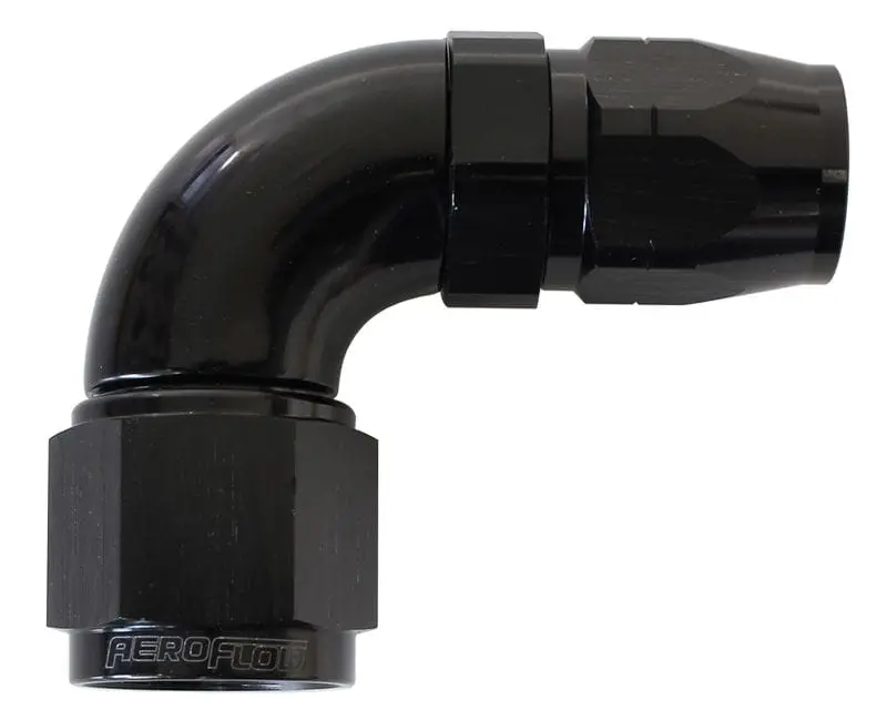 550 Series -12An To -16An One-Piece Swivel Hose End With 90° Stepped Fitting 1