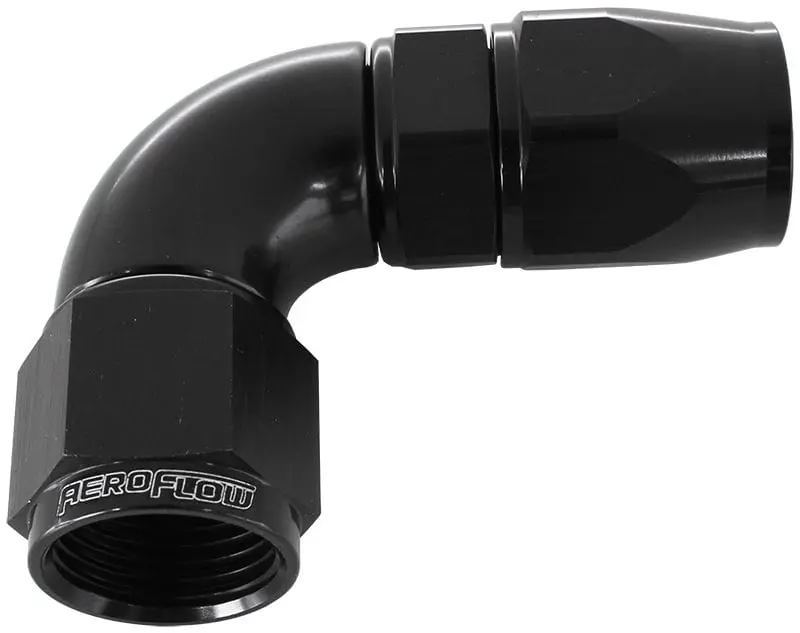 570 Series Black Ptfe 90° -4An Hose Fitting – Durable Af573-04Dblk 1